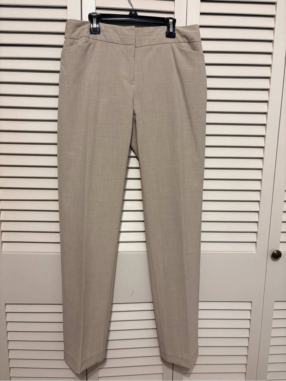 Worthington Beige Slim Straight Dress Pants